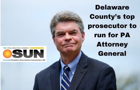Delaware County’s top prosecutor becomes fifth Democrat to run for Pennsylvania attorney general